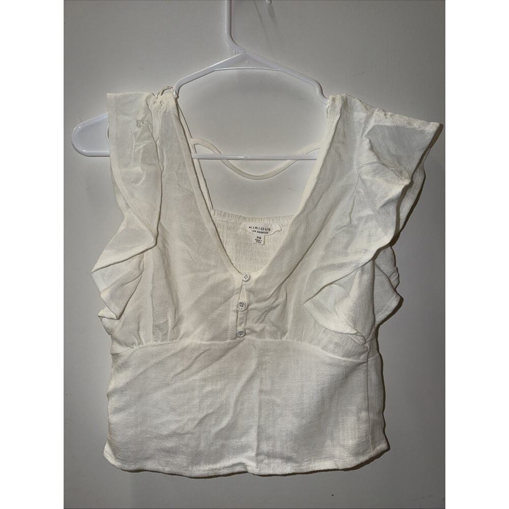 Atelier By Kirious Sleeveless Top Size XS White